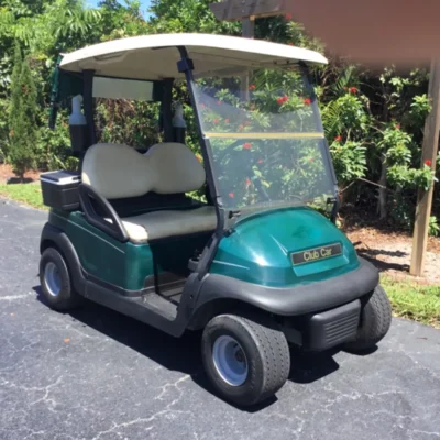 Used 2008 Club car GREEN Precedent 2 Passenger seat Golf Cart 48 volt 48v Cabana