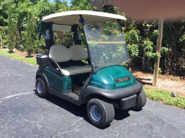 Used 2008 Club car GREEN Precedent 2 Passenger seat Golf Cart 48 volt 48v Cabana
