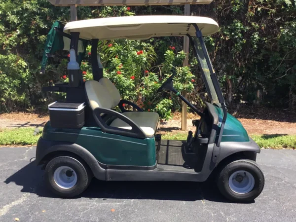 Used 2008 Club car GREEN Precedent 2 Passenger seat Golf Cart 48 volt 48v Cabana - Image 2