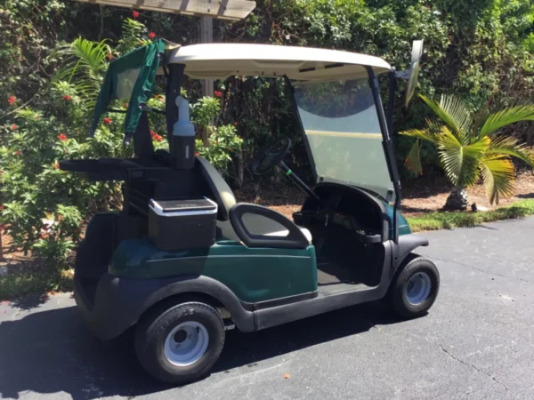 Used 2008 Club car GREEN Precedent 2 Passenger seat Golf Cart 48 volt 48v Cabana - Image 3